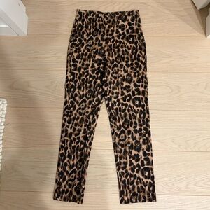 Reformation Leopard Print Pants